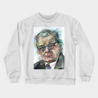 DMITRI SHOSTAKOVICH - watercolor portrait.2 Crewneck Sweatshirt